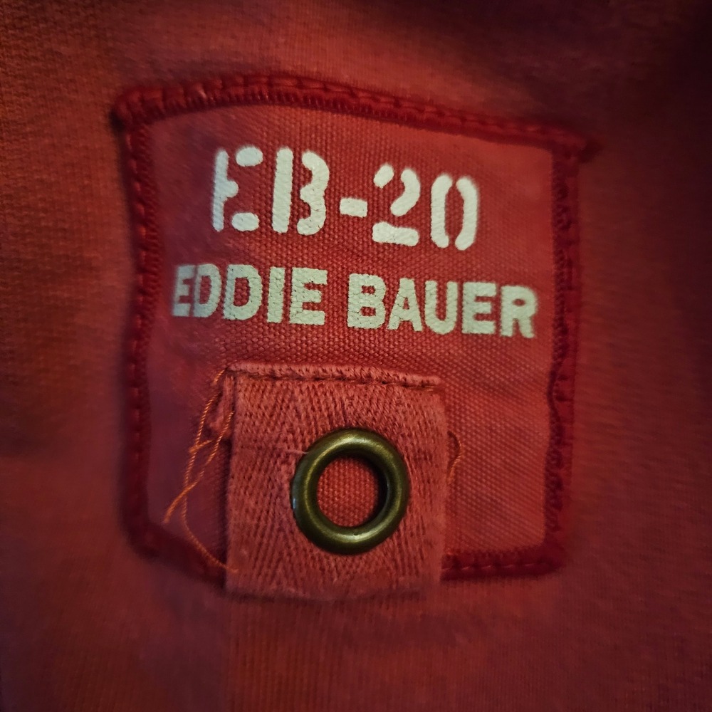Eddie Bauer Red EB 20 Hoodie Jacket Women's Size L - Picture 3 of 7